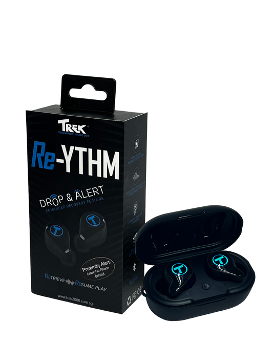 TREK Re-YTHM | True Wireless ANC Earbuds | Drop & Proximity ALERT |